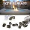 1/2 inch Fire Glass Bora Bora Reflective 10 Pound Bag by AFG