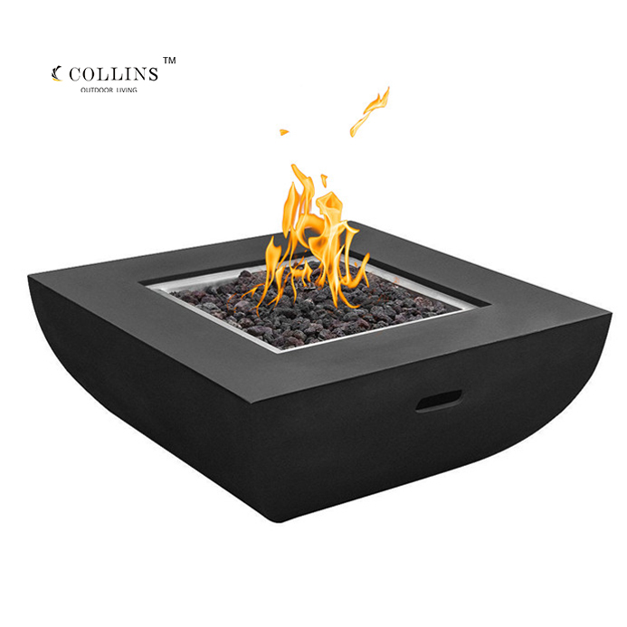 Graphene 34 x 34 inch Gas Fire Table from Coling Stone Imports