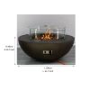 GFRC Gas Fire Table 42 inch Round from Coling Stone Imports