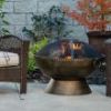 Wood Burning 30 inch Fire Pit Aramis 52117 GHP Manufacturing