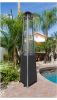 AZ Patio Heaters Triangle Glass Tube Heater with Finish Options