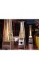 AZ Patio Tall Quartz Glass Tube Gas Heater in Assorted Finishes