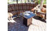 AZ Patio 30 inch Conventional Gas Fire Pit in Hammered Bronze