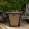 28 inch Brently LP Gas Fire Pit Table By GHP Manufacturing Co