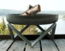 Curonian Memel Large 31 inch Wood Burning Solid Steel Fire Pit