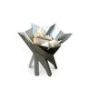 Curonian Wood Burning Fire Pit Phoenix Blossom Stainless Steel