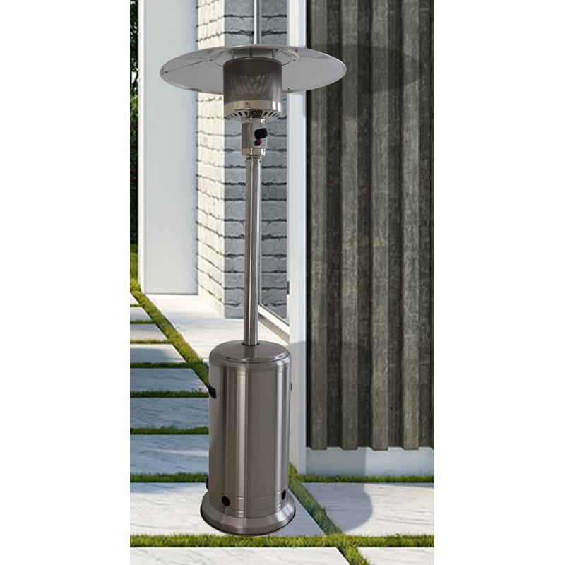 Living Source International Gas Patio Heater (Stainless Steel)