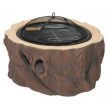 Wood Burning Fire Pit Dagan FP 1021 Stump Design With Extras
