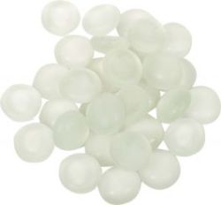 Dagan Glass Fire Beads DG-GB-FROSTED 3/4 Inch 10 Pounds