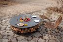 "Comfort" Metal Wood Burning Fire Pit Built in Ukraine by Dr. Fire