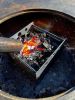 Efficient Grilling, Use Less Charcoal Corten Steel Fuel Saver Box