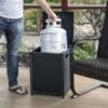 Metal Propane Tank Fuel Cover with Hinged Lid By GHP Group