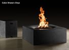 "Horizon" Wood Burning 36 in. Square Fire Table from Slick Rock