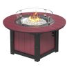 Luxcraft Lumin Poly Rectangular 51 inch Fire Pit Assorted Colors