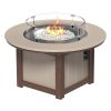 Luxcraft Lumin Poly Rectangular 51 inch Fire Pit Assorted Colors