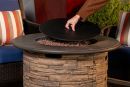 Propane Outdoor 36 inch Round Steel Fire Pit Newcastle - GHP