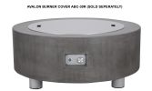 Pyromania GRFC Avalon 42 Round by 17 in. High Gas Fire Table