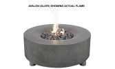 Pyromania GRFC Avalon 42 Round by 17 in. High Gas Fire Table