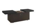 Rectangular 48 x 24 in. Gas Fire Pit "Functional"- Plank and Hide