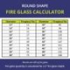Premium Fire Glass One Half Inch Azuria 10 Pound Bag by AFG