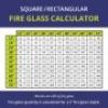 Premium Fire Glass One Half Inch Azuria 10 Pound Bag by AFG