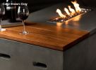 Oasis Wood Burning Fire Table 48 by 31 in. Rectangle Slick Rock