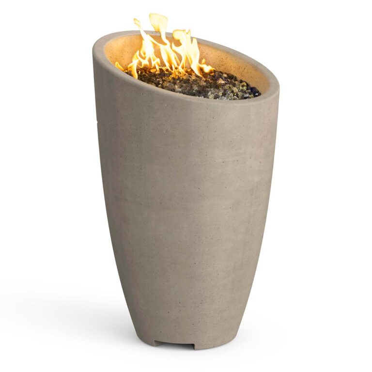 Gas Fire Pit Eclipse Fire Urn 37 inch Tall - American Fyre Design (AFD Access Door: Not included)