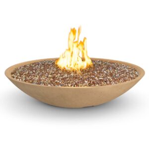 Gas Fire Bowl 40 & 48 in. Marseille From American Fyre Design (AFD Ignition: Match Lit, AFD Bowl Size: 40 inches)