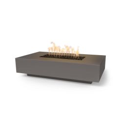 Linear Fire Pit Concrete "Cabo" 56, 66 & 90 in. The Outdoor Plus (TOP Ignition Options: Match Lit Ignition, TOP Linear Sizes: 56 x 38 inch)