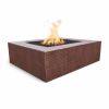 "Quad" Square Fire Pit Steel 36 and 42 inches The Outdoor Plus