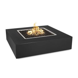 "Quad" Powder Coat 36- to 42-inch Square Fire Pit Outdoor Plus (TOP Ignition Options: Match Lit Ignition, Quad Sizes: 36 inches)