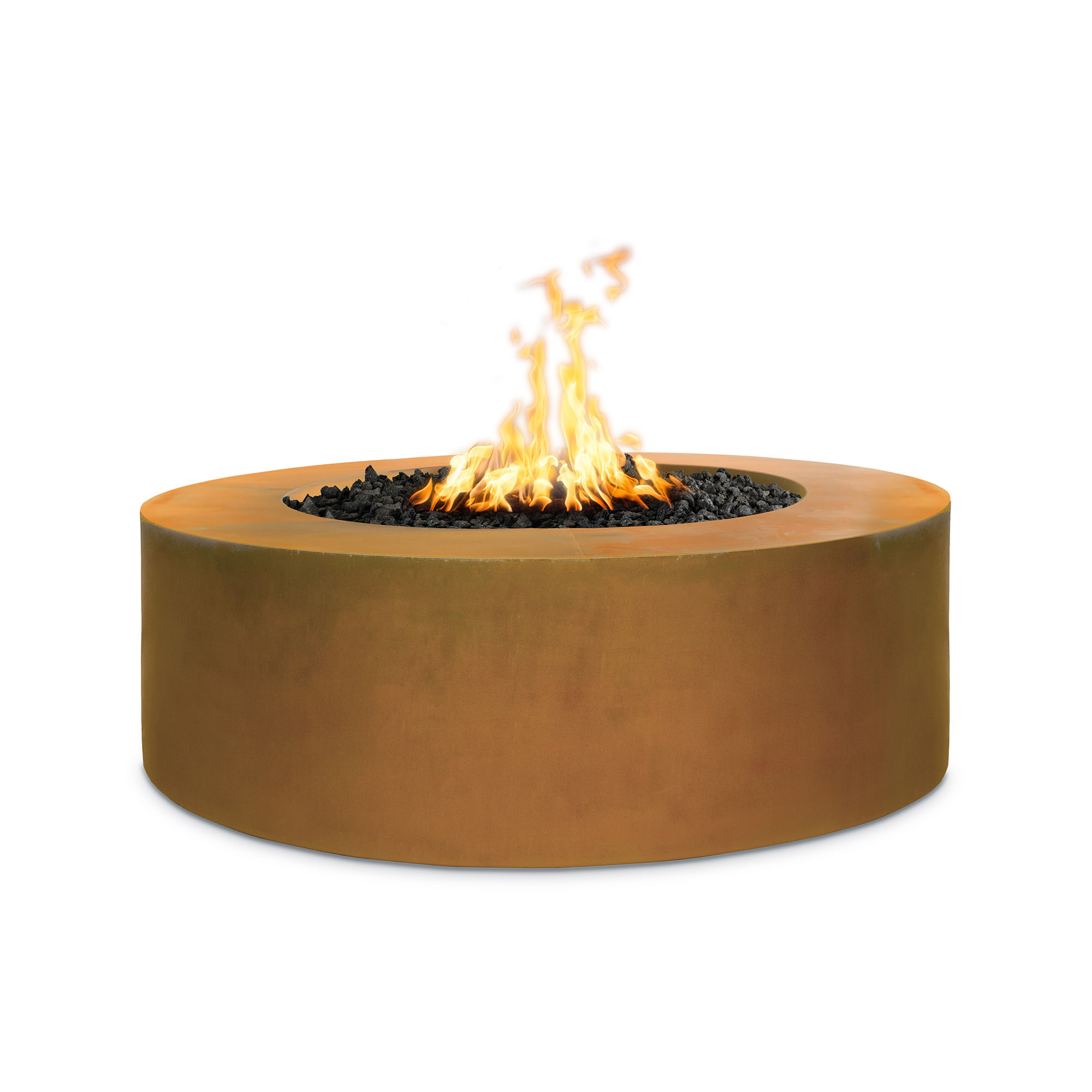 Unity Corten Steel Fire Pit The Outdoor Plus 48, 60 and 72 inch (TOP Ignition Options: Match Lit Ignition, Unity Sizes: 48 X 18 inches)