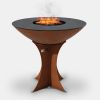 Arteflame XXL Forty in. Corten Steel Wood Burning Fire Pit Grill