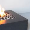 Wetstone Design Cubo Concrete Gas Fire Pits 32 to 65 in. Sizes