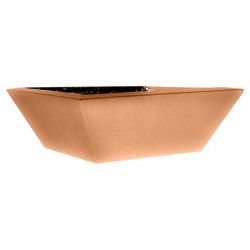 Fire by Design Smooth Copper Thirty inch Square Gas Fire Bowl (Fire by Design Finish Choices: No Finish)