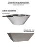 Fire by Design Thirty inch Square Stainless Steel Gas Fire Bowls