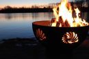 Gas Fire Pit "Beachcomber" by Fire Pit Art - LP or Natural Gas