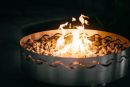45"Fire Surfer" Gas Fire Pit Stainless Steel 30 x 12 in. - Fire Pit Art (FPA Ignition: Match Lit)