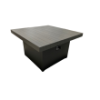 Square 42 inch Gas Fire Pit "Functional" from Plank and Hide