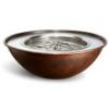 Hammered Copper Tempe 31 in. Fire Bowl by HPC Fire Inspired