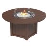 Luxcraft Lumin Poly Round 60 inch Fire Table Assorted Heights