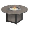 Luxcraft Lumin Poly Round 60 inch Fire Table Assorted Heights