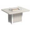 Luxcraft Lumin Poly Rectangular 62 in Fire Table 30 - 42 inch Tall