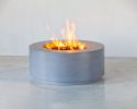 Wetstone Design Oblica Concrete Gas Fire Table 32 - 65 inches